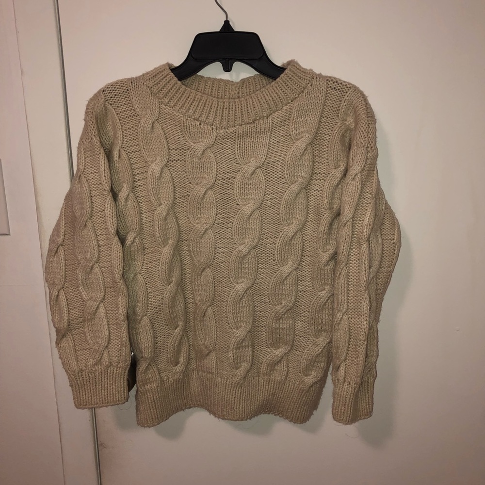 Cute knitted sweater